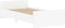 vidaXL - Bedframe - bewerkt - hout - wit - 90x190 - cm