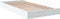 vidaXL - Bedframe - bewerkt - hout - wit - 90x190 - cm