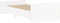 vidaXL - Bedframe - bewerkt - hout - wit - 90x190 - cm