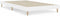 vidaXL - Bedframe - bewerkt - hout - wit - 90x200 - cm