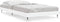 vidaXL - Bedframe - bewerkt - hout - wit - 90x200 - cm