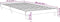 vidaXL - Bedframe - bewerkt - hout - wit - 90x200 - cm
