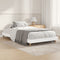 vidaXL - Bedframe - bewerkt - hout - wit - 90x200 - cm
