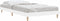 vidaXL - Bedframe - bewerkt - hout - wit - 90x200 - cm