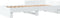 vidaXL - Bedframe - bewerkt - hout - wit - 90x200 - cm