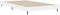 vidaXL - Bedframe - bewerkt - hout - wit - 90x200 - cm