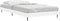 vidaXL - Bedframe - bewerkt - hout - wit - 90x200 - cm