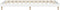 vidaXL - Bedframe - bewerkt - hout - wit - 90x200 - cm
