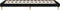 vidaXL - Bedframe - bewerkt - hout - zwart - 100x200 - cm