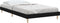 vidaXL - Bedframe - bewerkt - hout - zwart - 100x200 - cm