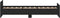 vidaXL - Bedframe - bewerkt - hout - zwart - 100x200 - cm