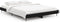 vidaXL - Bedframe - bewerkt - hout - zwart - 135x190 - cm