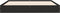 vidaXL - Bedframe - bewerkt - hout - zwart - 135x190 - cm