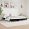 vidaXL - Bedframe - bewerkt - hout - zwart - 180x200 - cm