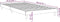 vidaXL - Bedframe - bewerkt - hout - zwart - 90x190 - cm