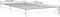 vidaXL - Bedframe - bewerkt - hout - zwart - 90x200 - cm