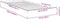 vidaXL - Bedframe - bewerkt - hout - zwart - 90x200 - cm