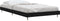 vidaXL - Bedframe - bewerkt - hout - zwart - 90x200 - cm