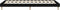 vidaXL - Bedframe - bewerkt - hout - zwart - 90x200 - cm