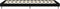 vidaXL - Bedframe - bewerkt - hout - zwart - 90x200 - cm