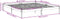 vidaXL - Bedframe - extra - lang - zonder - matras - grenenhout - wit - 180x220 - cm