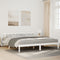 vidaXL - Bedframe - extra - lang - zonder - matras - grenenhout - wit - 200x210 - cm
