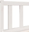 vidaXL - Bedframe - extra - lang - zonder - matras - grenenhout - wit - 80x210 - cm