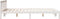 vidaXL - Bedframe - extra - lang - zonder - matras - grenenhout - wit - 140x210 - cm