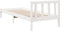 vidaXL - Bedframe - extra - lang - zonder - matras - grenenhout - wit - 90x210 - cm