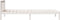 vidaXL - Bedframe - extra - lang - zonder - matras - grenenhout - wit - 80x220 - cm