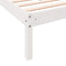 vidaXL - Bedframe - extra - lang - zonder - matras - grenenhout - wit - 100x220 - cm