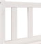 vidaXL - Bedframe - extra - lang - zonder - matras - grenenhout - wit - 90x210 - cm