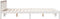 vidaXL - Bedframe - extra - lang - zonder - matras - grenenhout - wit - 160x210 - cm