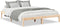 vidaXL - Bedframe - extra - lang - zonder - matras - massief - grenenhout - 160x210 - cm