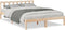 vidaXL - Bedframe - extra - lang - zonder - matras - massief - grenenhout - 160x220 - cm