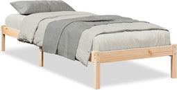 vidaXL - Bedframe - extra - lang - zonder - matras - massief - grenenhout - 90x210 - cm