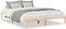 vidaXL - Bedframe - extra - lang - zonder - matras - massief - grenenhout - 160x220 - cm