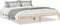vidaXL - Bedframe - extra - lang - zonder - matras - massief - grenenhout - 200x210 - cm