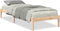 vidaXL - Bedframe - extra - lang - zonder - matras - massief - grenenhout - 90x210 - cm
