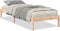 vidaXL - Bedframe - extra - lang - zonder - matras - massief - grenenhout - 80x220 - cm