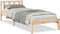 vidaXL - Bedframe - extra - lang - zonder - matras - massief - grenenhout - 80x220 - cm
