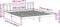 vidaXL - Bedframe - extra - lang - zonder - matras - massief - grenenhout - 180x210 - cm