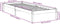 vidaXL - Bedframe - extra - lang - zonder - matras - massief - grenenhout - 90x210 - cm