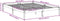 vidaXL - Bedframe - extra - lang - zonder - matras - massief - grenenhout - 160x220 - cm