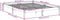 vidaXL - Bedframe - extra - lang - zonder - matras - massief - grenenhout - 140x220 - cm