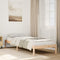 vidaXL - Bedframe - extra - lang - zonder - matras - massief - grenenhout - 80x210 - cm
