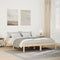 vidaXL - Bedframe - extra - lang - zonder - matras - massief - grenenhout - 160x220 - cm