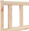 vidaXL - Bedframe - extra - lang - zonder - matras - massief - grenenhout - 90x210 - cm