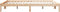 vidaXL - Bedframe - extra - lang - zonder - matras - massief - grenenhout - 160x220 - cm