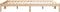 vidaXL - Bedframe - extra - lang - zonder - matras - massief - grenenhout - 140x220 - cm